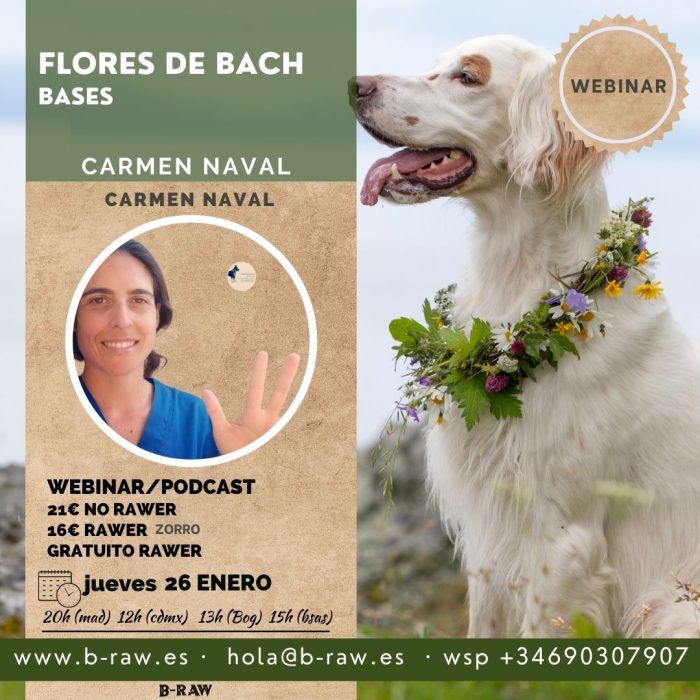 Flores de Bach para perros y gatos B-RAW